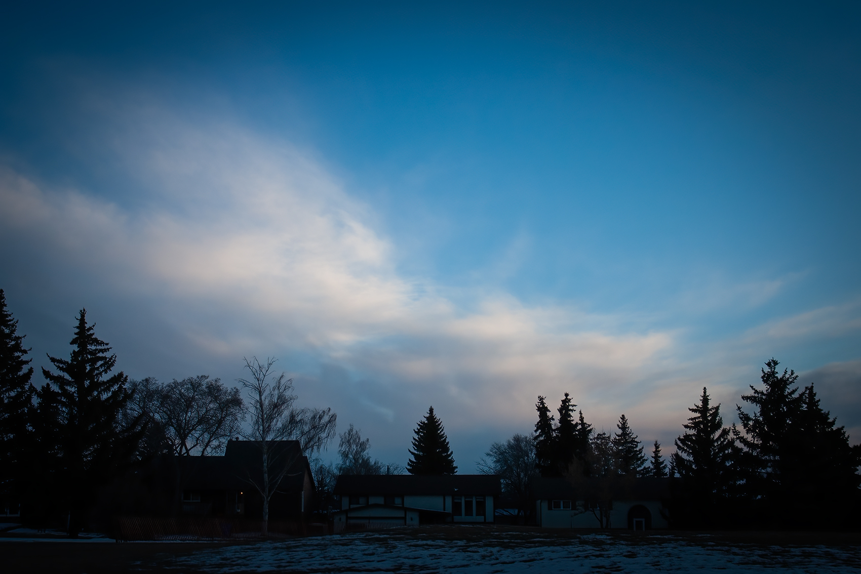 The Fading Day, Thornbriar Green, Strathmore, Alberta. 2024-02-25