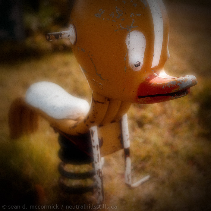 Creepy duck ride: Veteran Full Gospel Camp playground