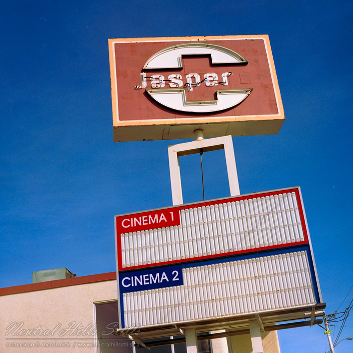 Jasper Cinema Signage