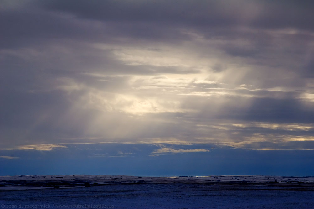 Sunbeams Before the Snow Squall