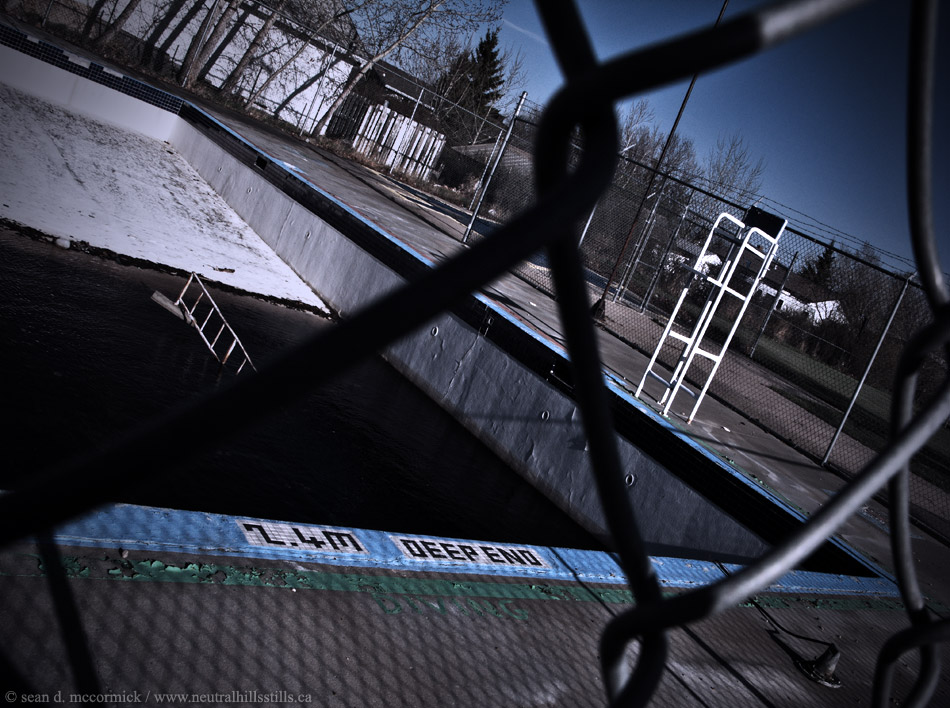 Old Pool: Off The Deep End, Oyen, Alberta