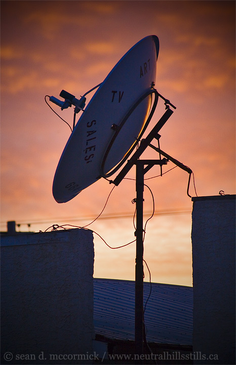 Signage, Art's TV Sales, Oyen, Alberta