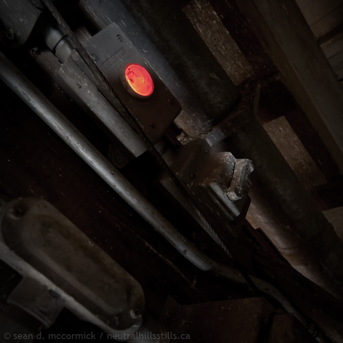 The lights are on, but nobody's home: Kirriemuir Grain Elevator