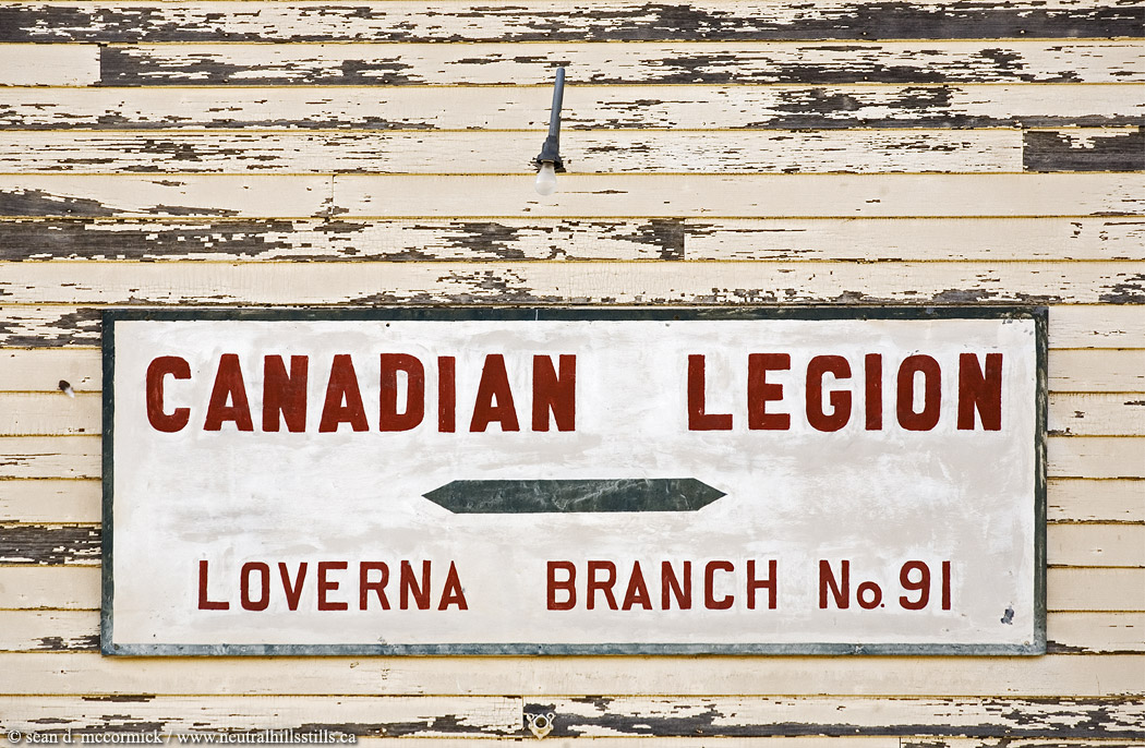 Canadian Legion: Loverna Branch No. 91
