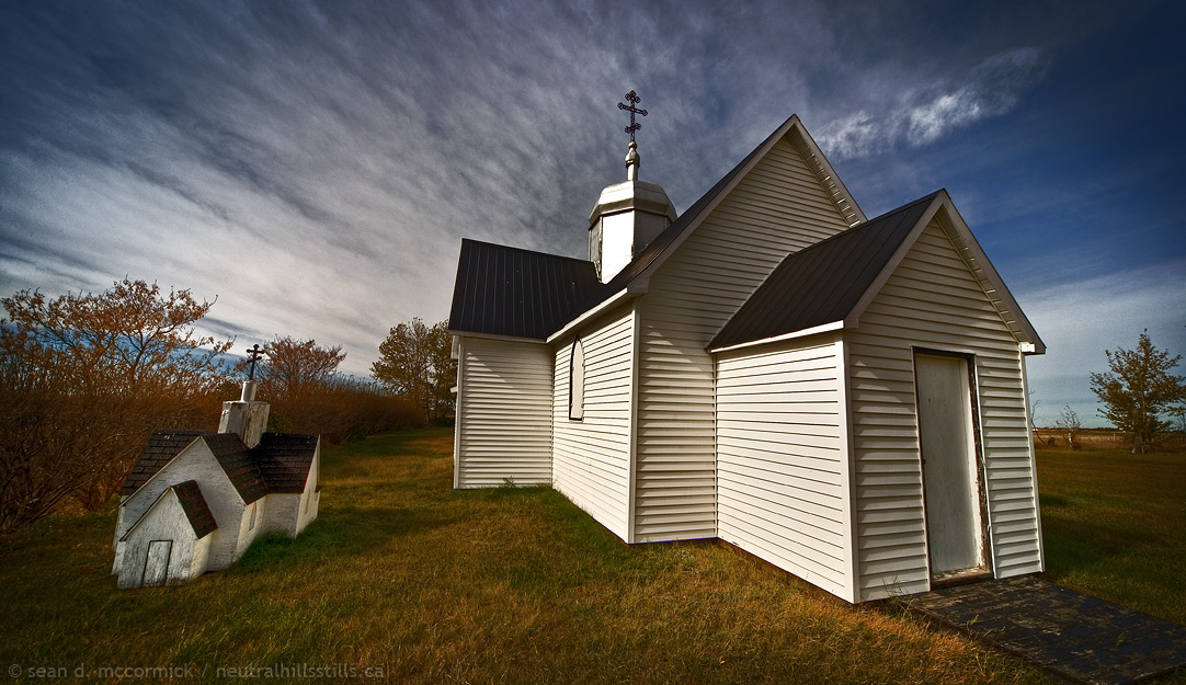 Dr. Evil & Mini Me: Senkiw Ukranian Church Alongside Miniature