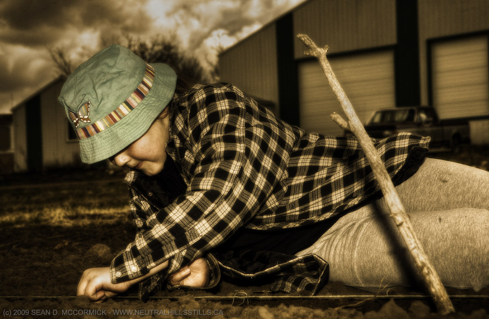 Planting the garden