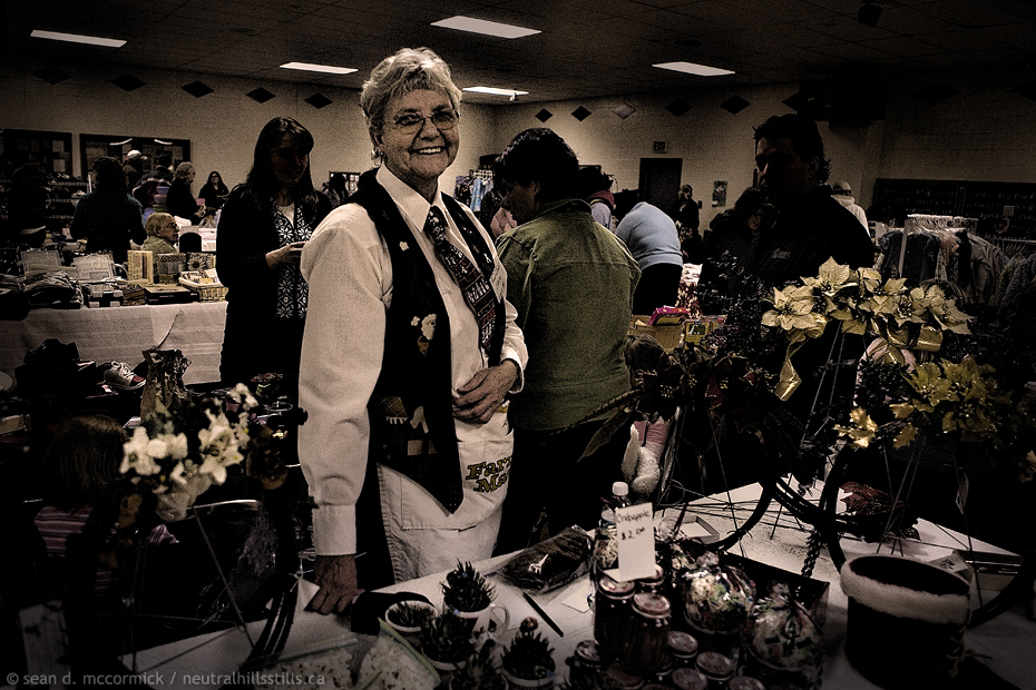 Hawking their wares: Country X-mas at the Consort Sportex
