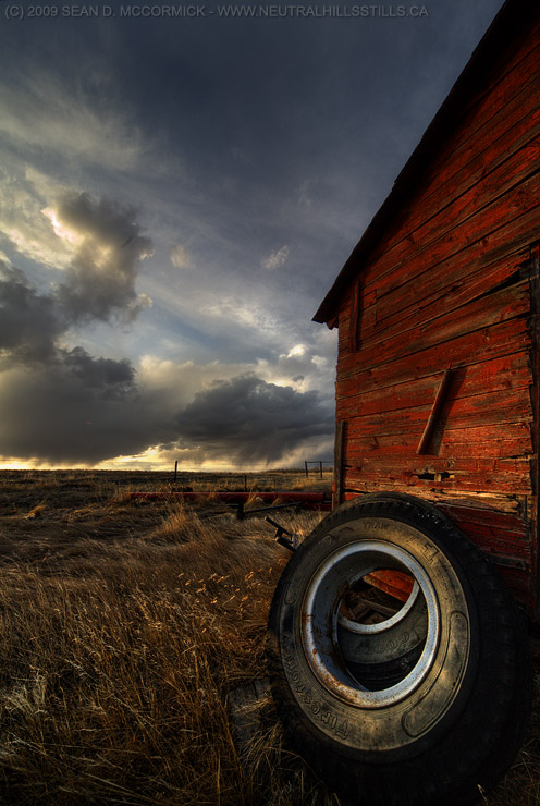 Little red shed and the rain that got away