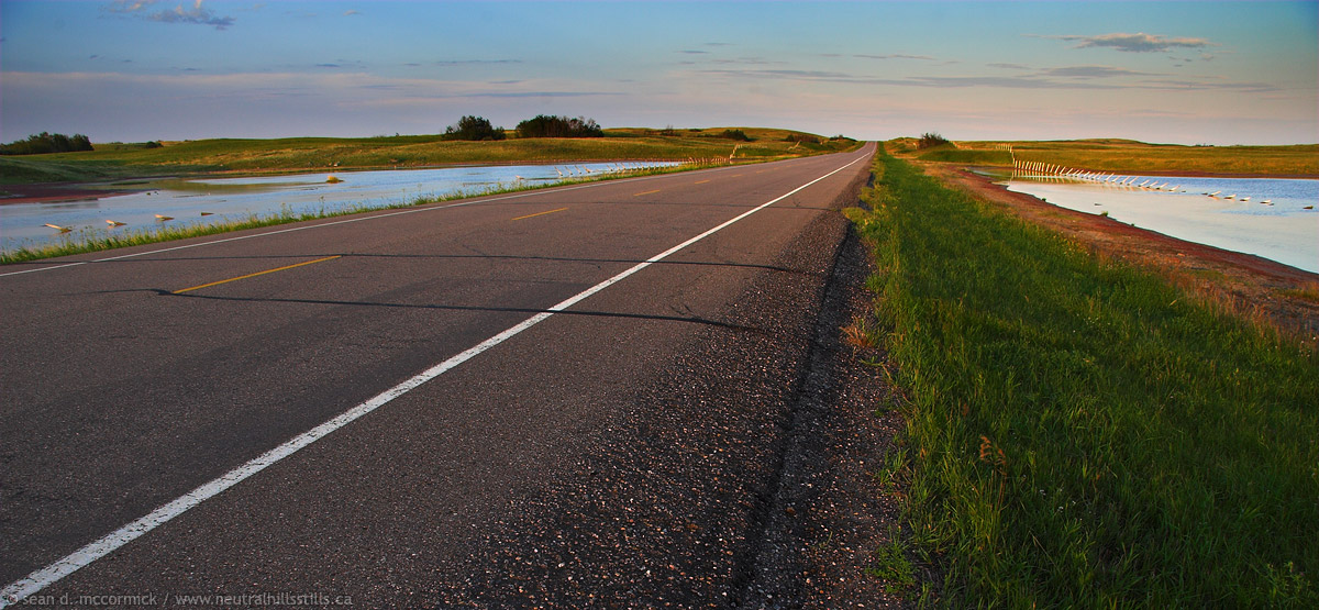 Looking east on Hwy 12
