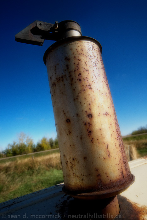 Exhaust stack, Cockshutt 40