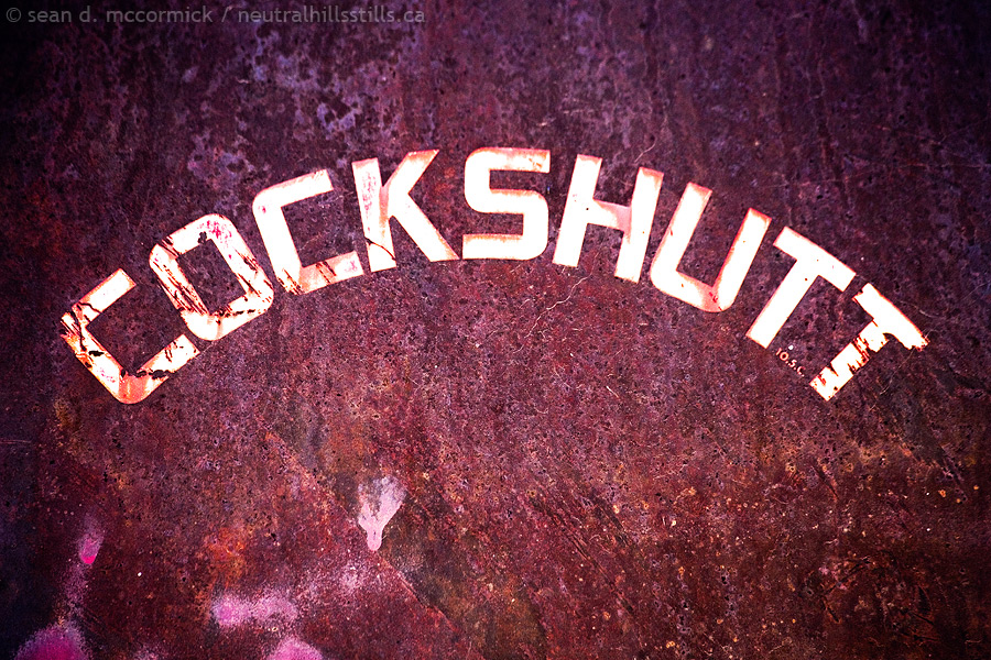 Cockshutt!
