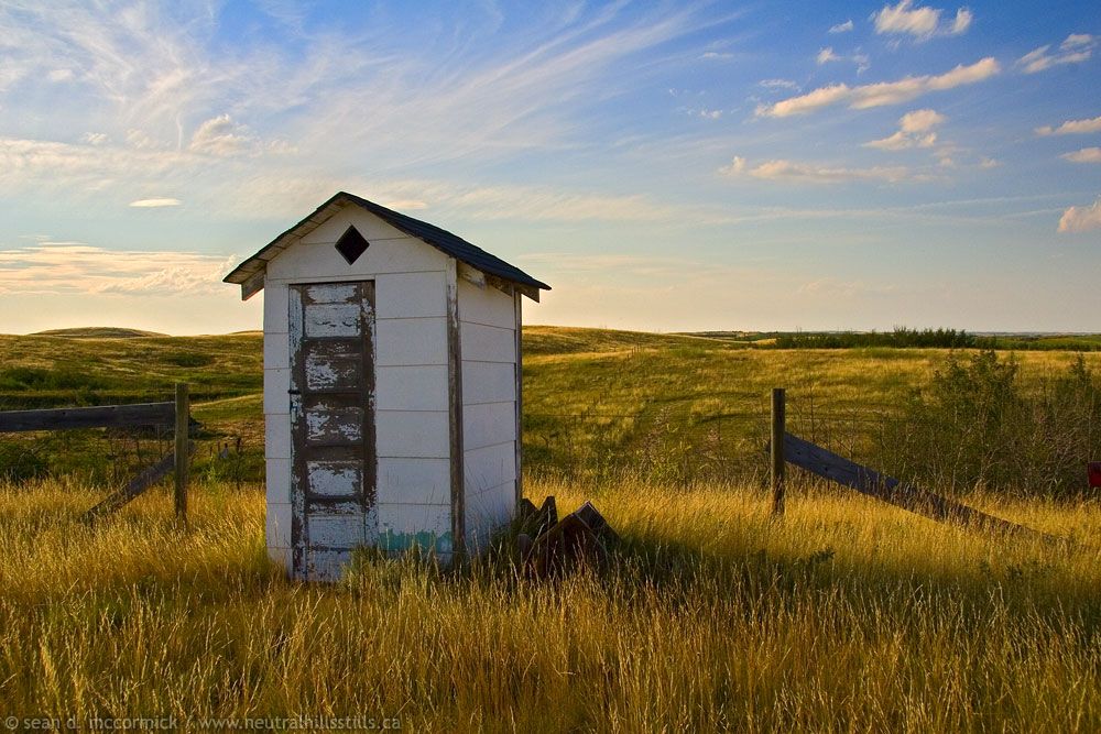 Little outhouse on the prairie