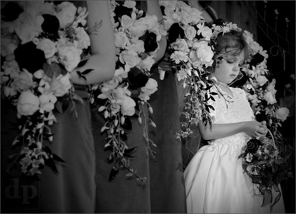 Flower Girl (B&W)