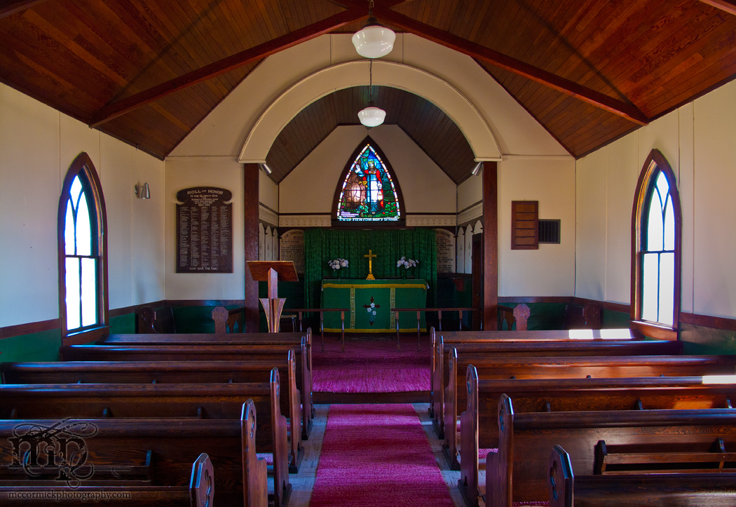 Monitor Geocache Hunt:  St. Laurence Church, Monitor AB [1 of 4]