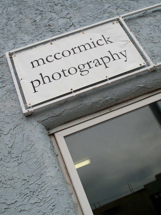 Studio signage: Much better