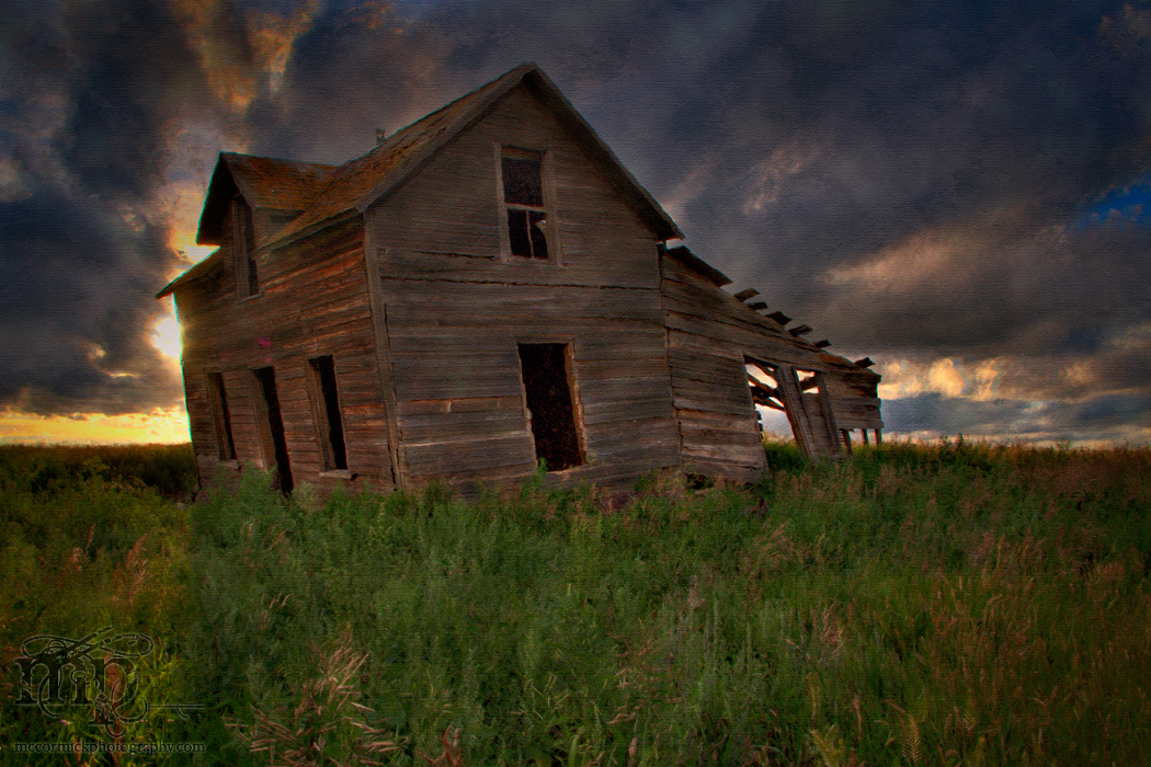 Christie Homestead at Dusk (Fake Monet)