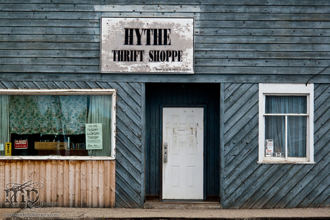 Thrift Shop, Hythe, Alberta