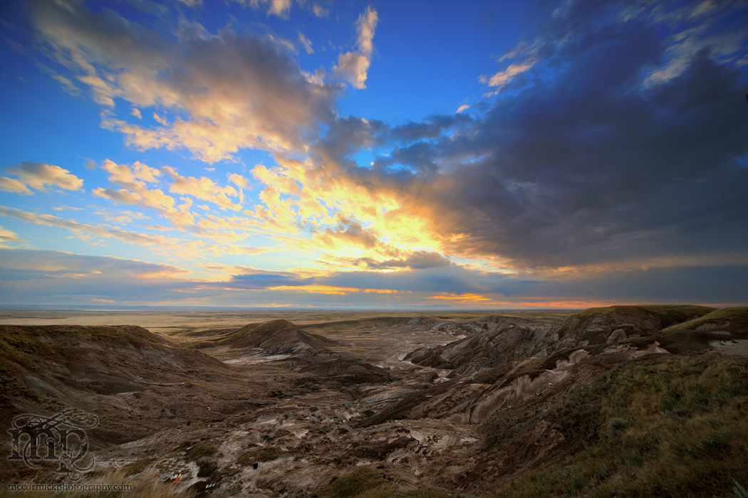 Monitor Mud Buttes 2011: Sun rising to the east