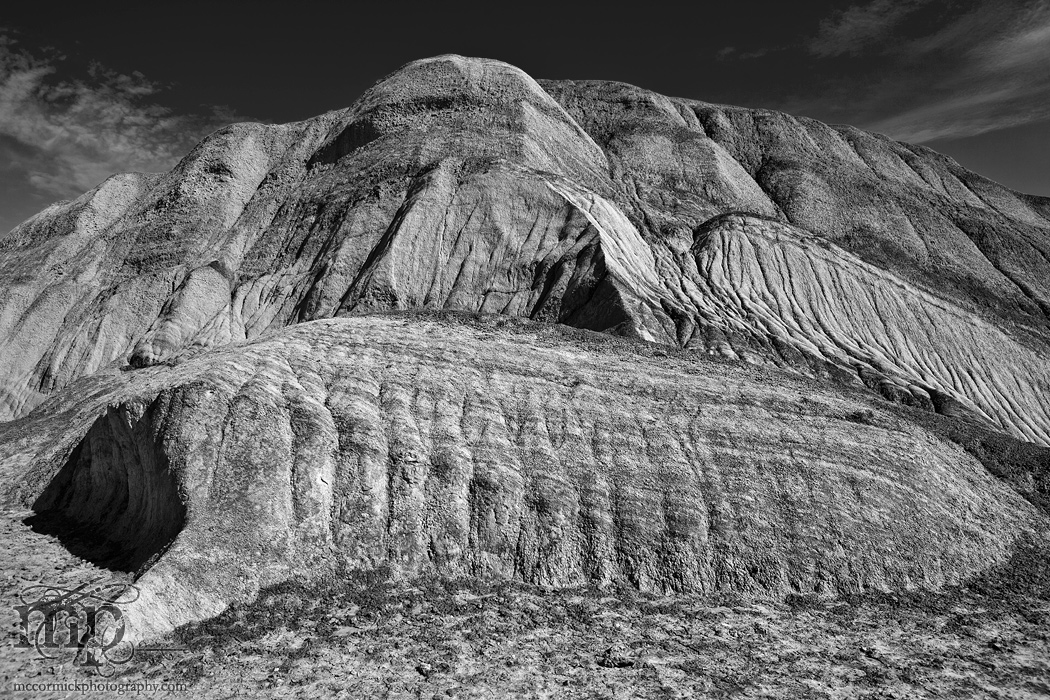 Monitor Mud Buttes: Texturelicious [B&W]
