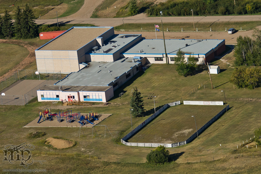 Sep 04/11: Altario School, Altario AB, rear view