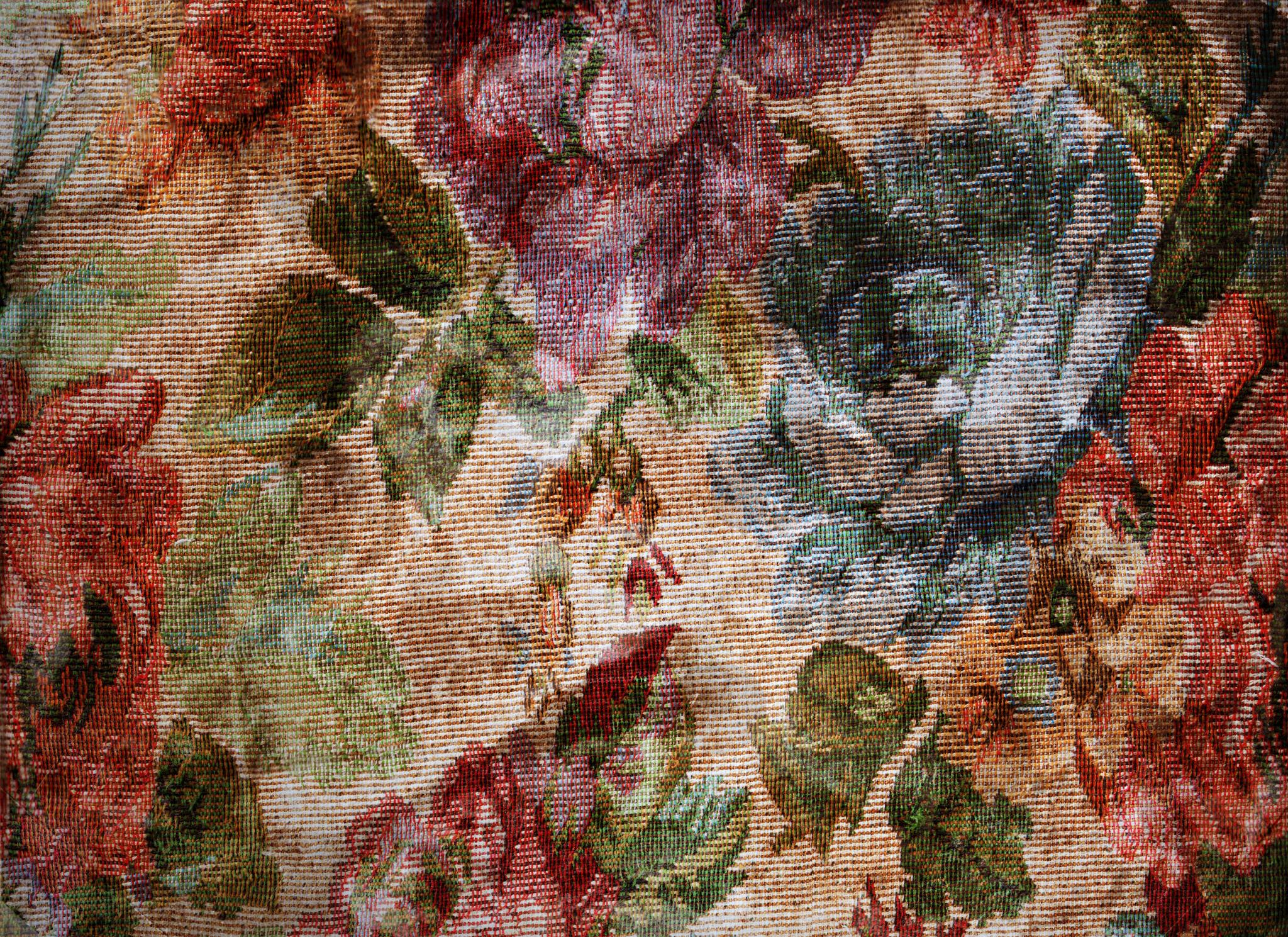 Texture : Crufty Rose Print Pillow [3 of 4]