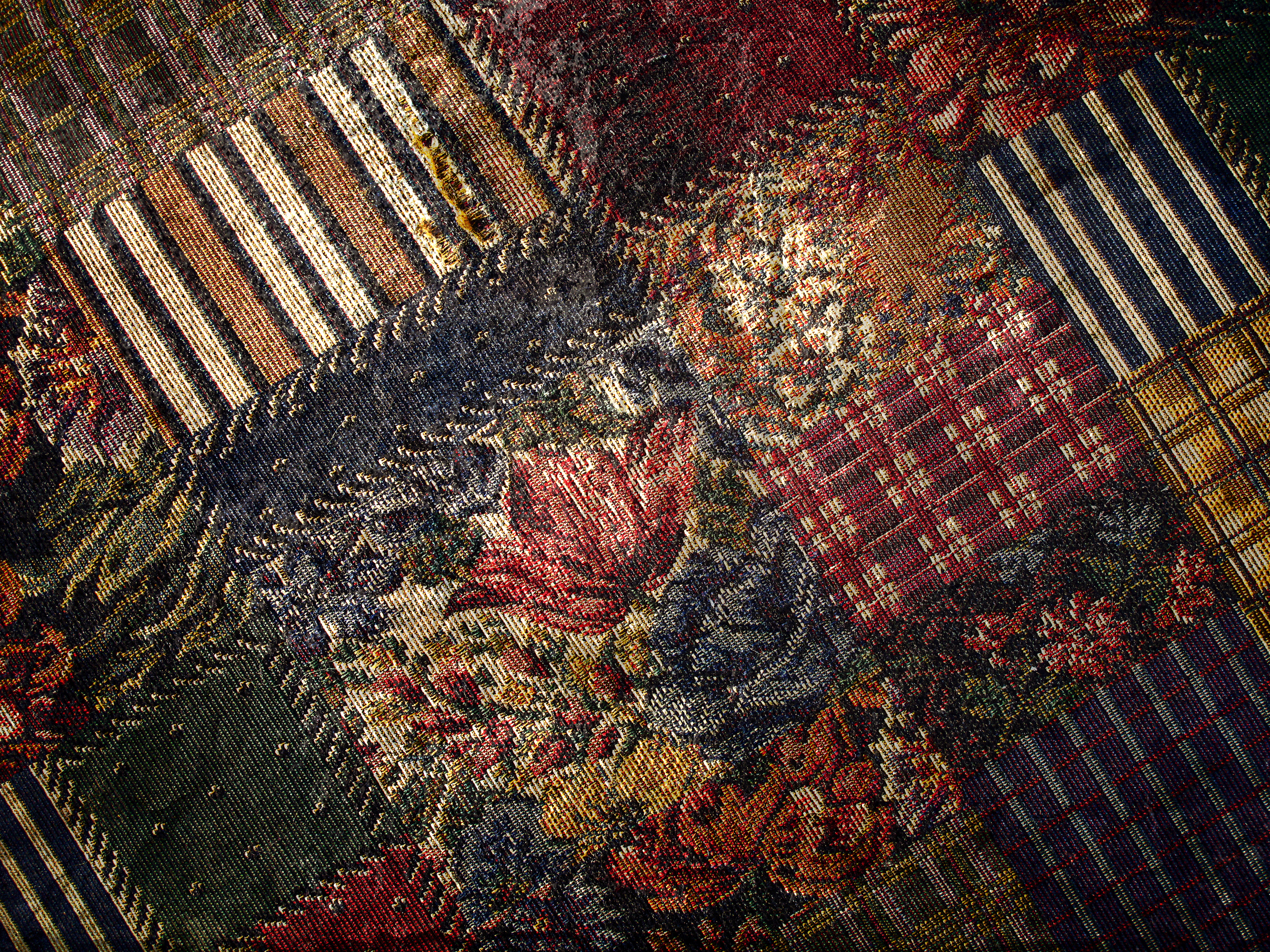Texture : Fabric Pattern from Foot Stool [2 of 2]