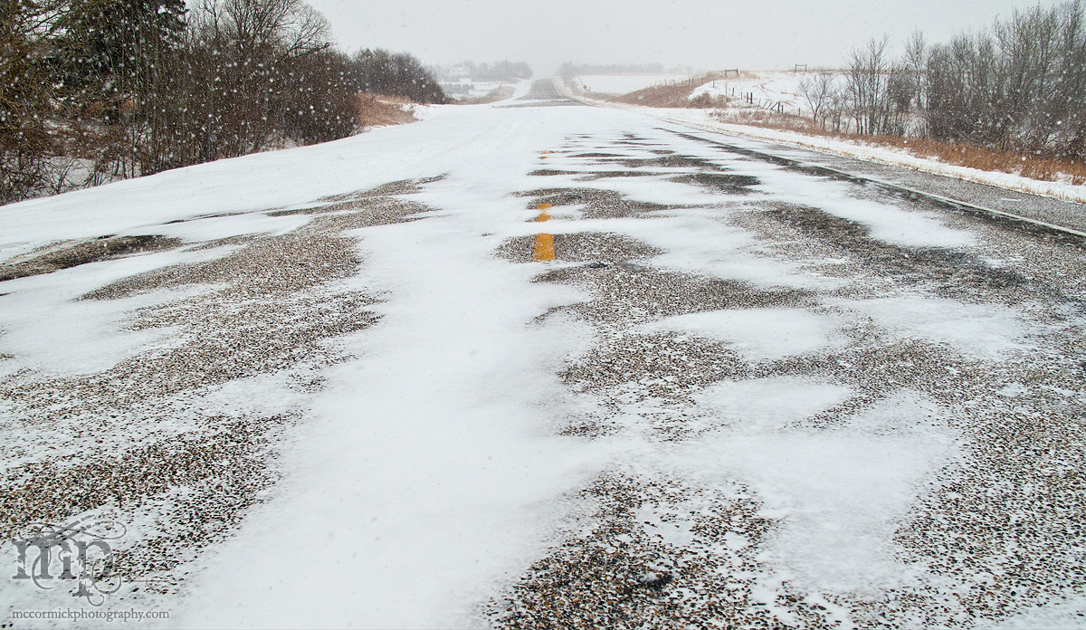 Snowstorm, Feb 25, 2012: Road to the Redels