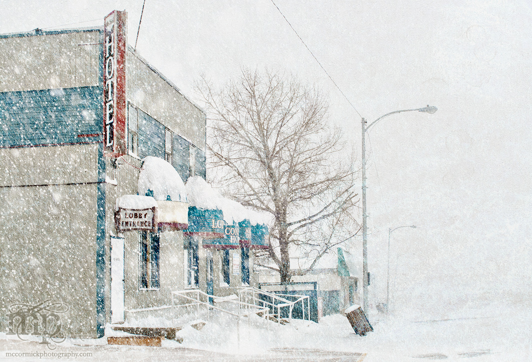 Snowstorm, Feb 25, 2012: Consort Hotel