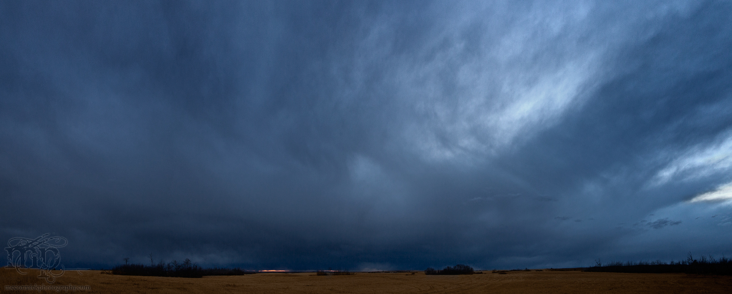 March 16, 2012: Incoming Prairie Storm at Dusk