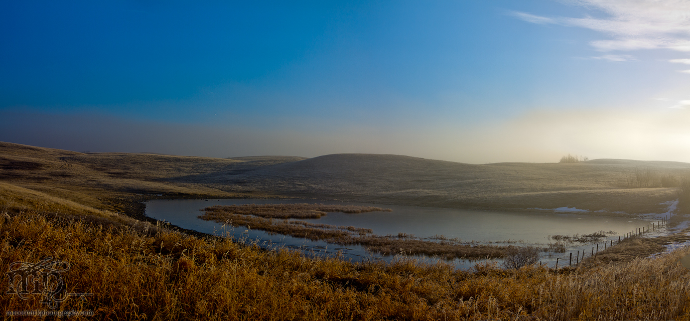 Mar 17, 2012: Fog burning off NE of Old Hwy 12