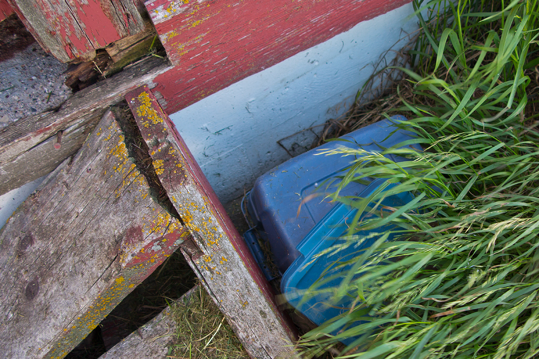 Old cache container as found