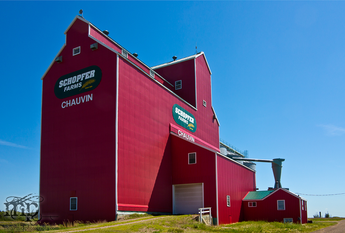 Schopfer Farms Elevator, Chauvin, AB