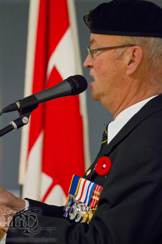 Lt. Col McKenzie speaks about Remembrance Day