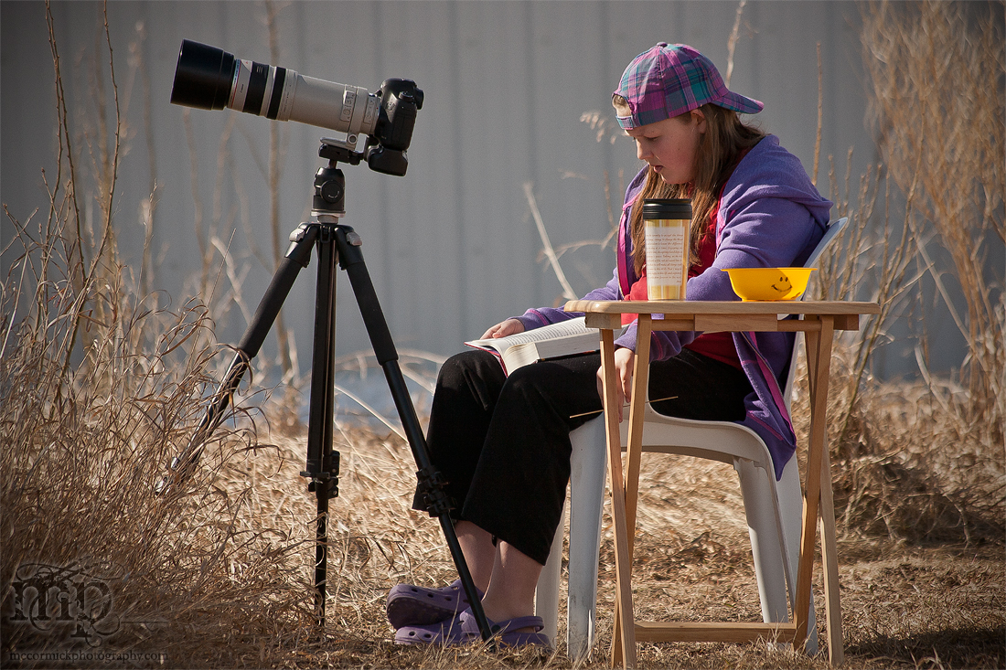 Learning patience while birding