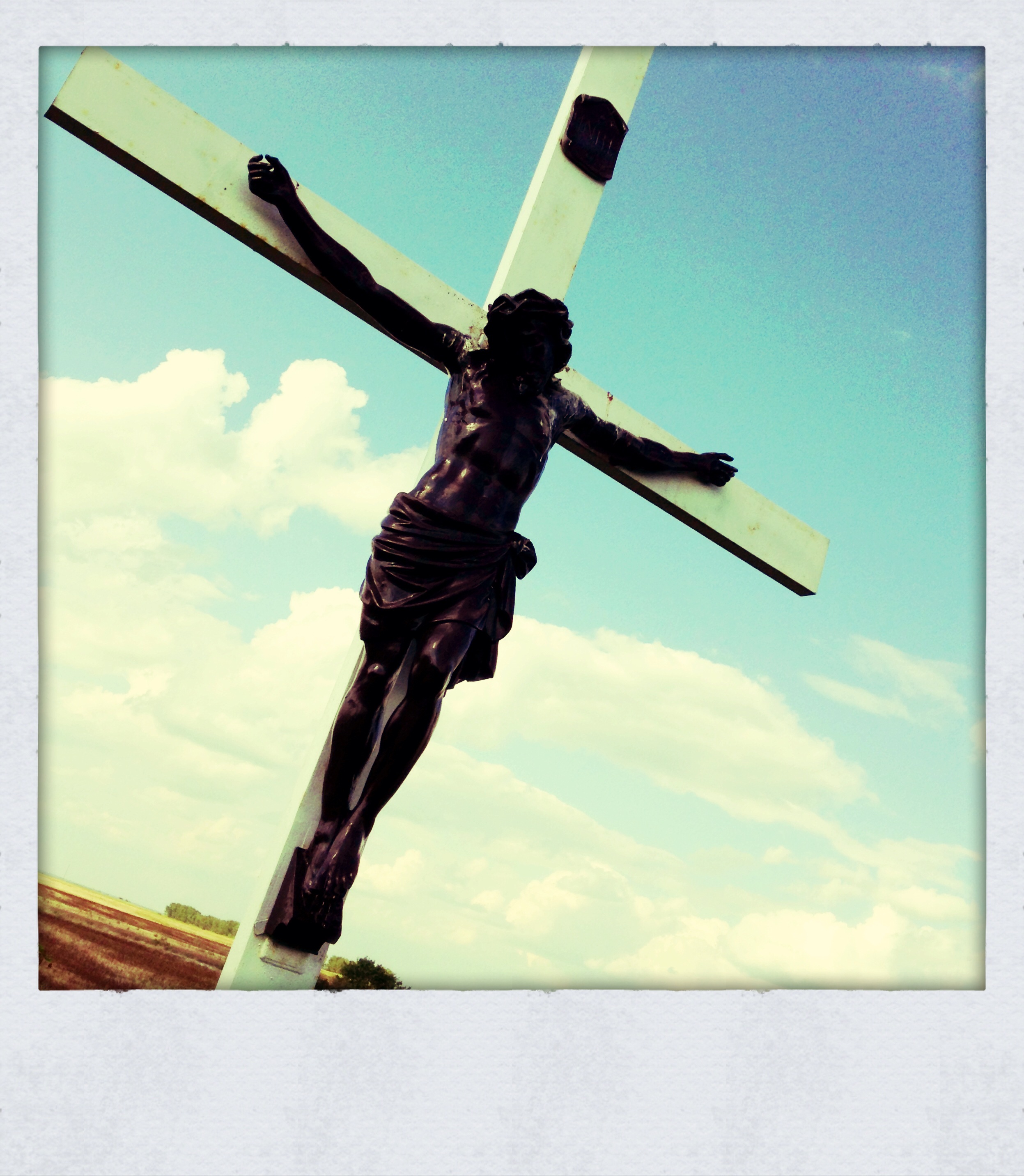 Bodo Assumption Cemetery : Christ on the Cross