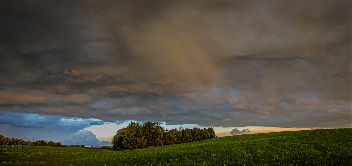 Storm Warning : 2013-07-11 : Receding Over John's Field