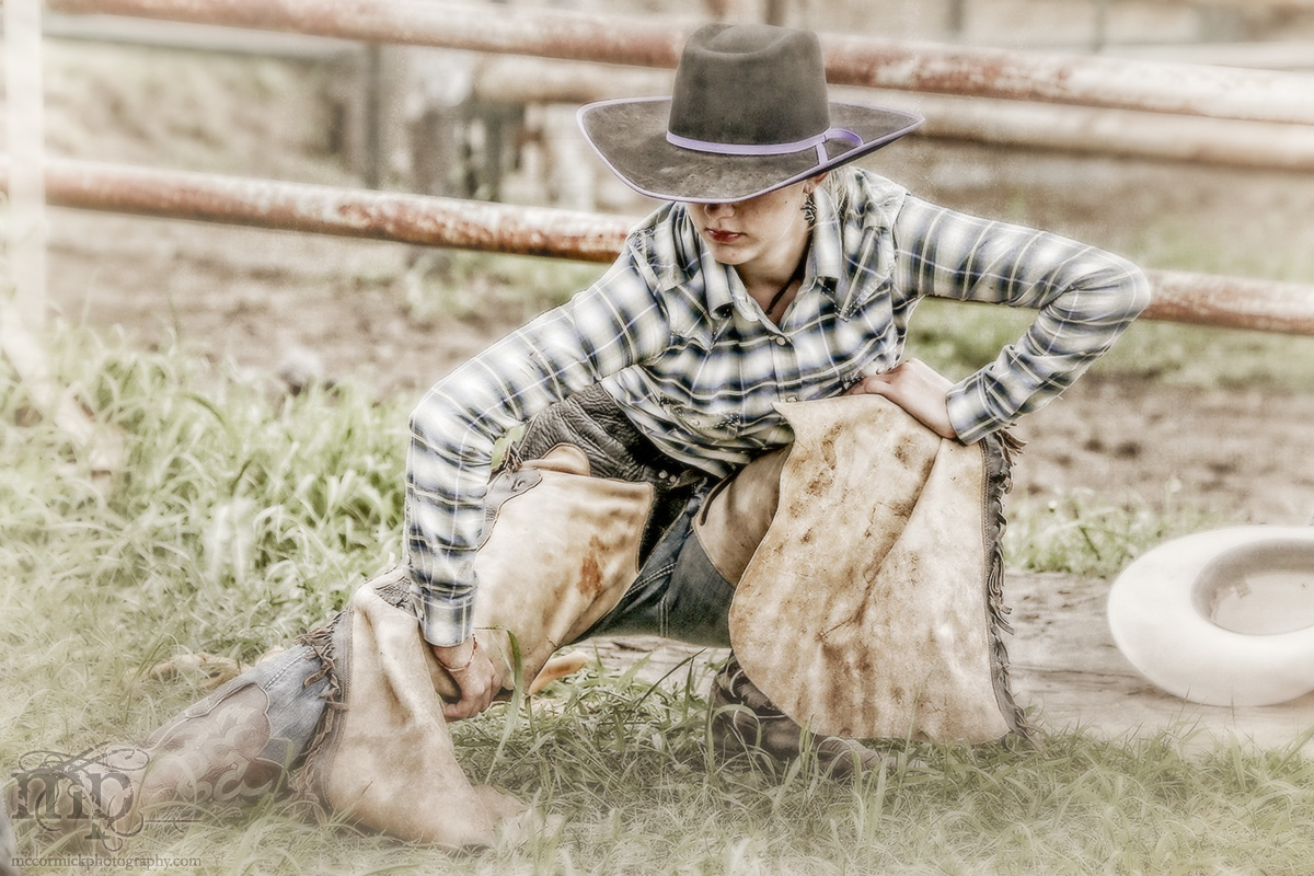 Gooseberry Lake : 4-H Rodeo 2013 : Pre-ride Stretching