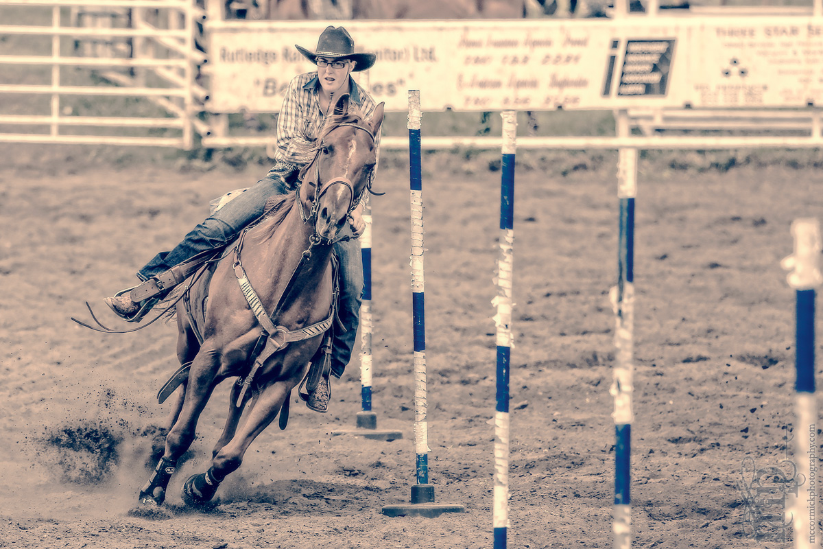 Gooseberry Lake : 4-H Rodeo 2013 : Des : Pole Bending