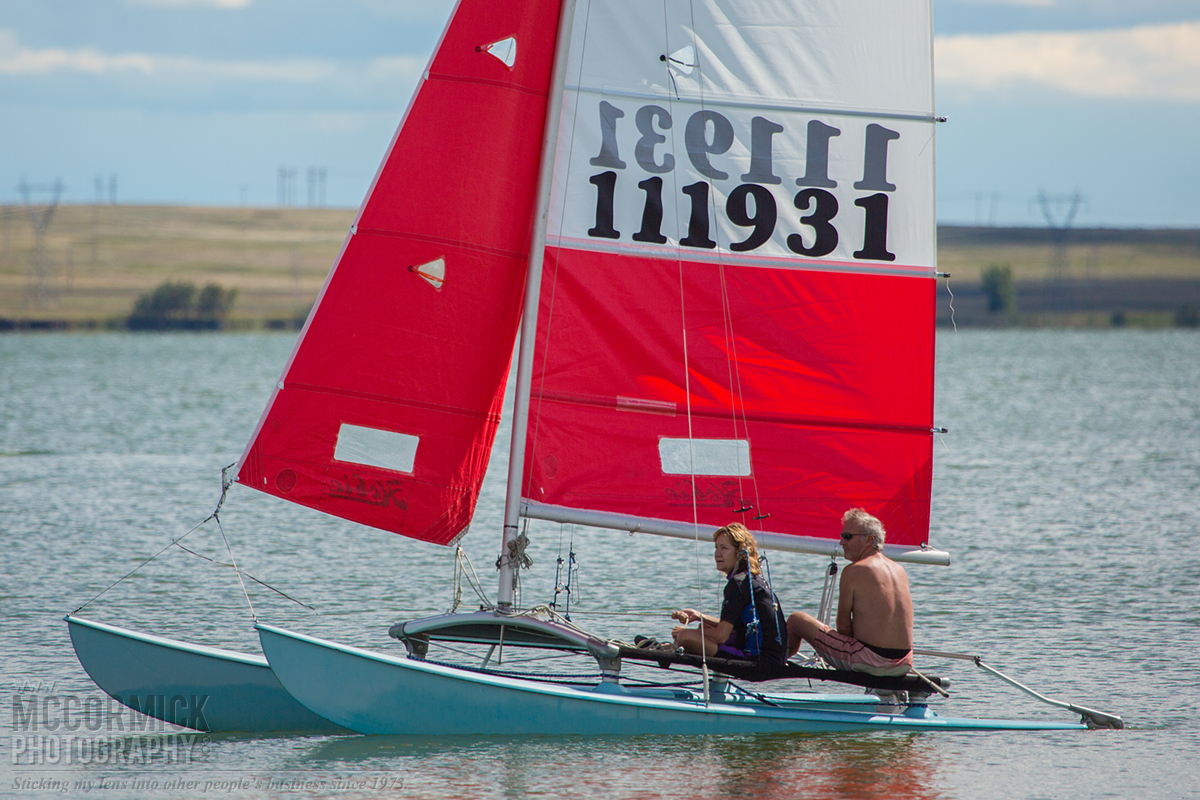 Prairie Oasis 2014 : Catamaran Close-up