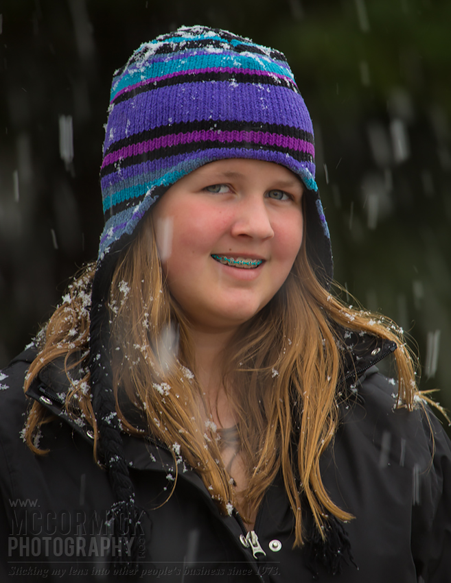 First Snowfall of 2014 : Posing