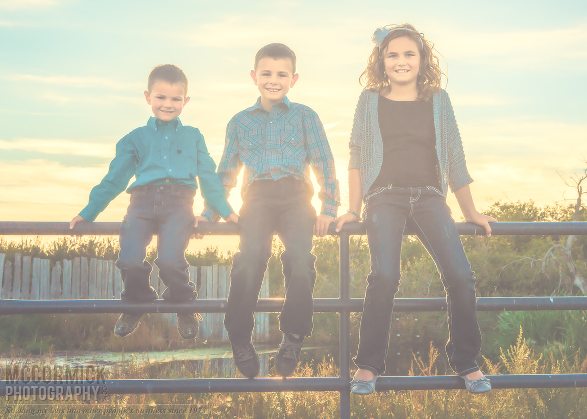 Reisler Family Portraits : On the Fence