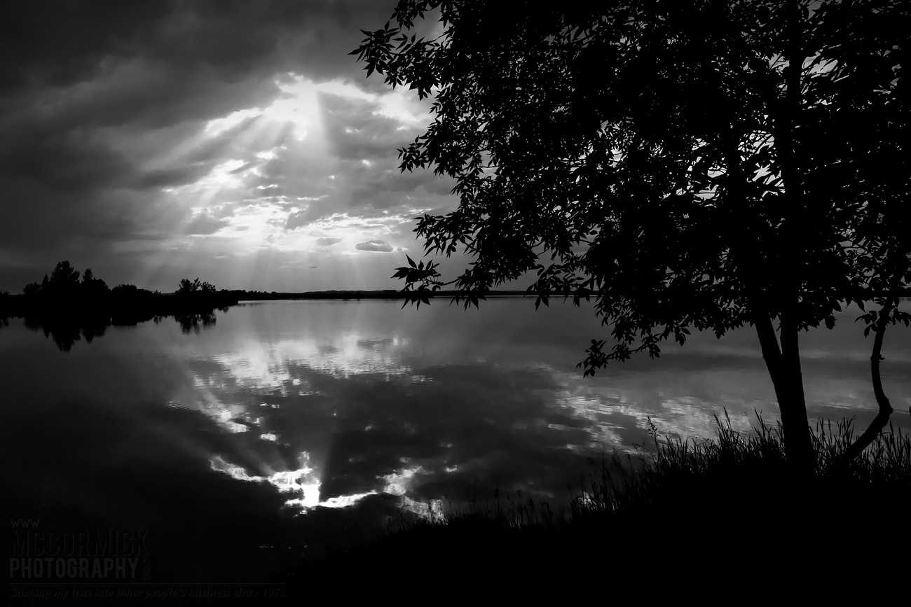 Fox Lake : 2015-06-09 : God Beams 3 of 5