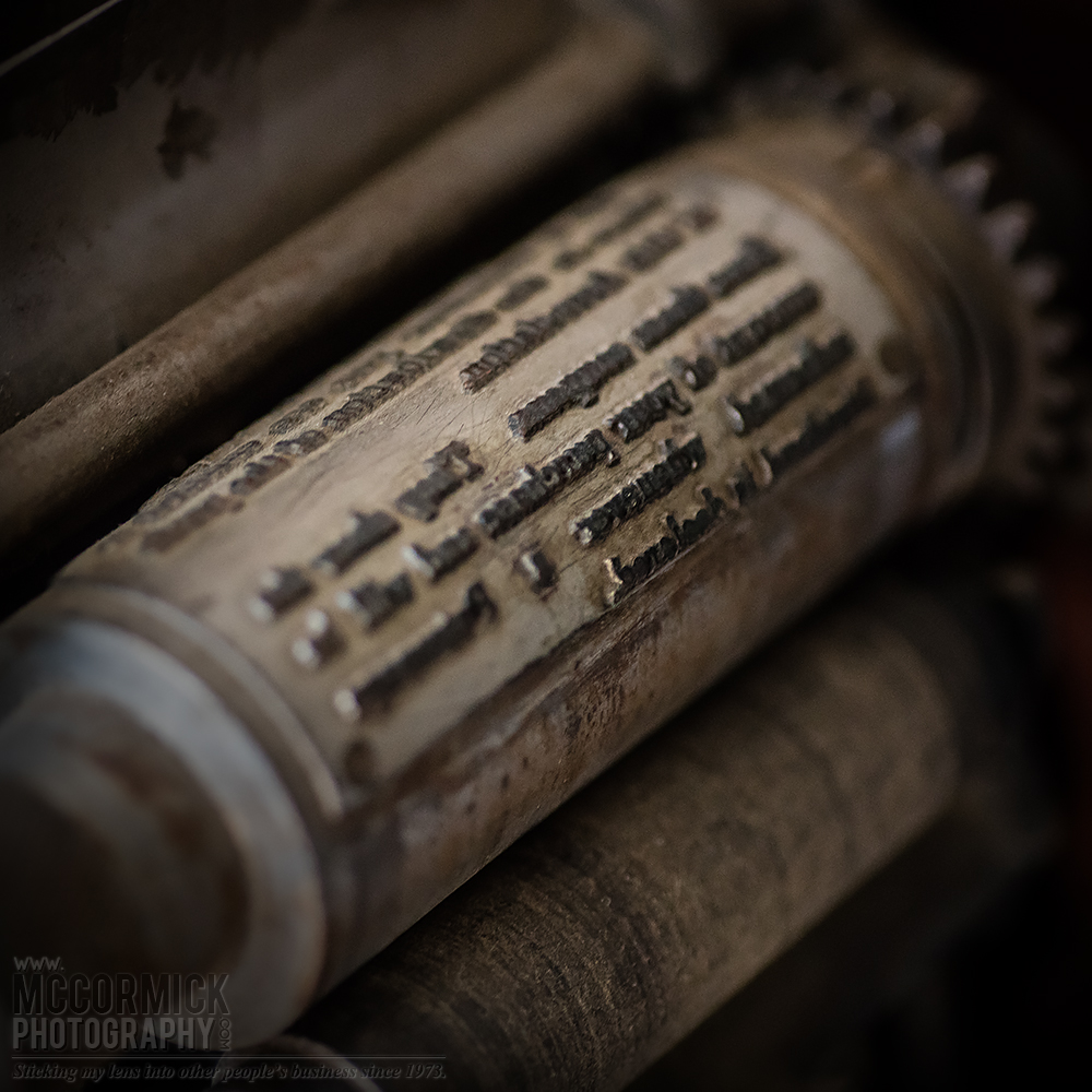 Ministik General Store Cash Register Ribbon Printer Close-up