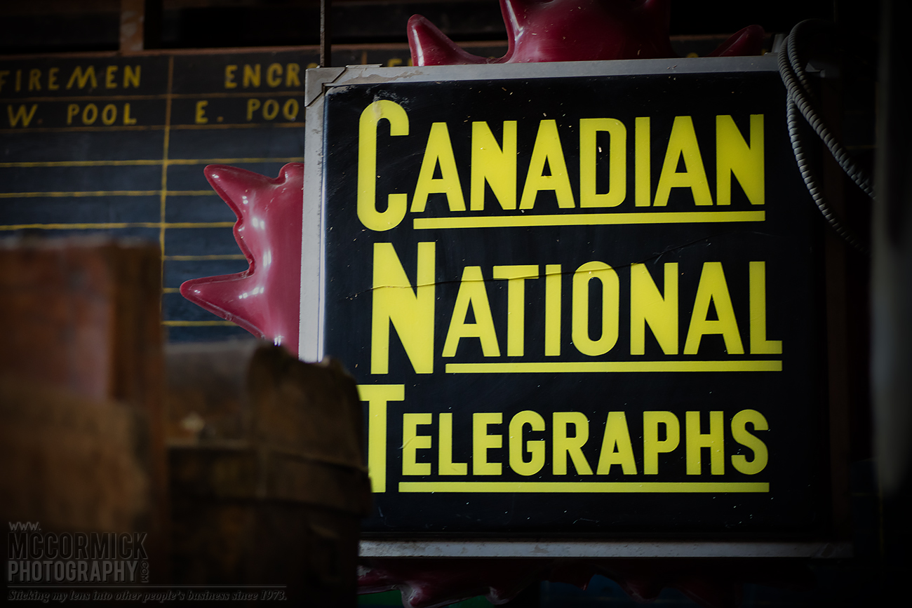 Canadian National Telegraphs Sign