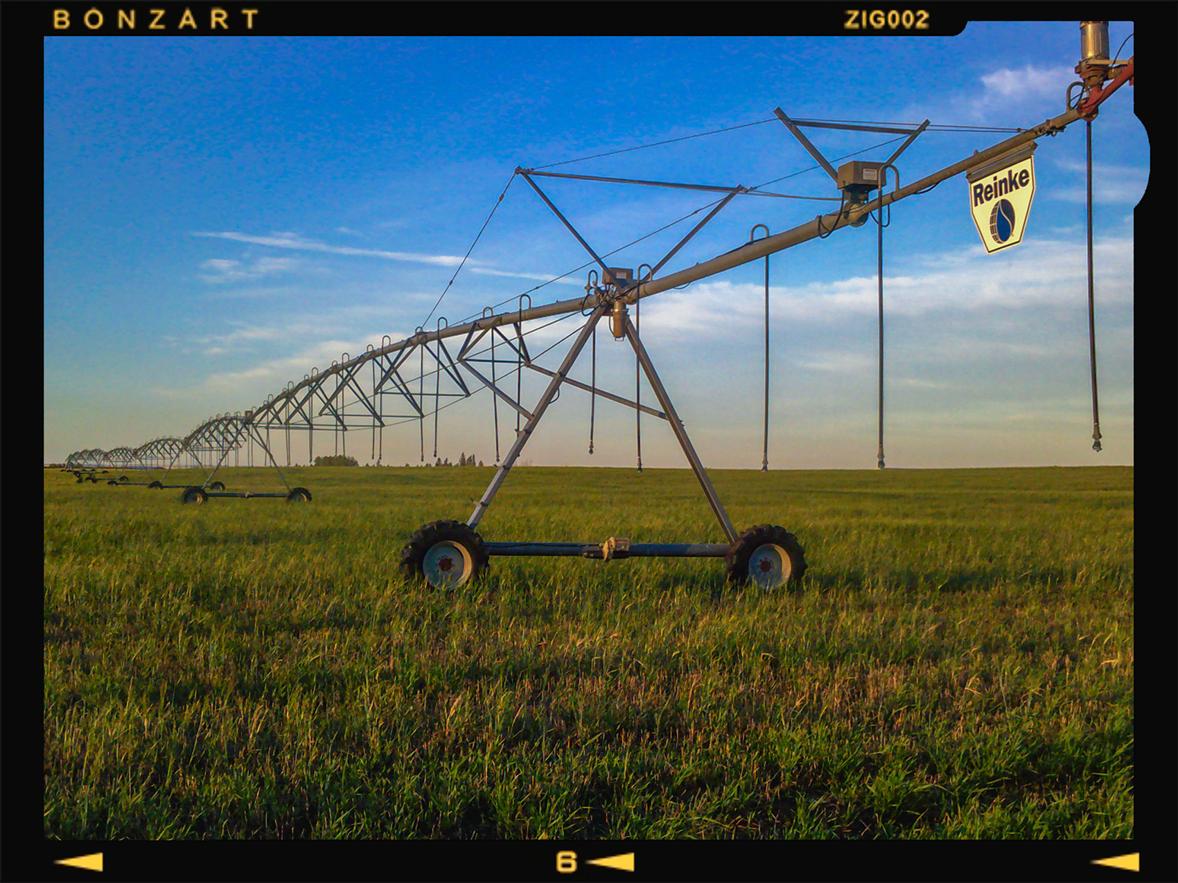 Irrigation setup, Wheatland County, 2024-09-18
