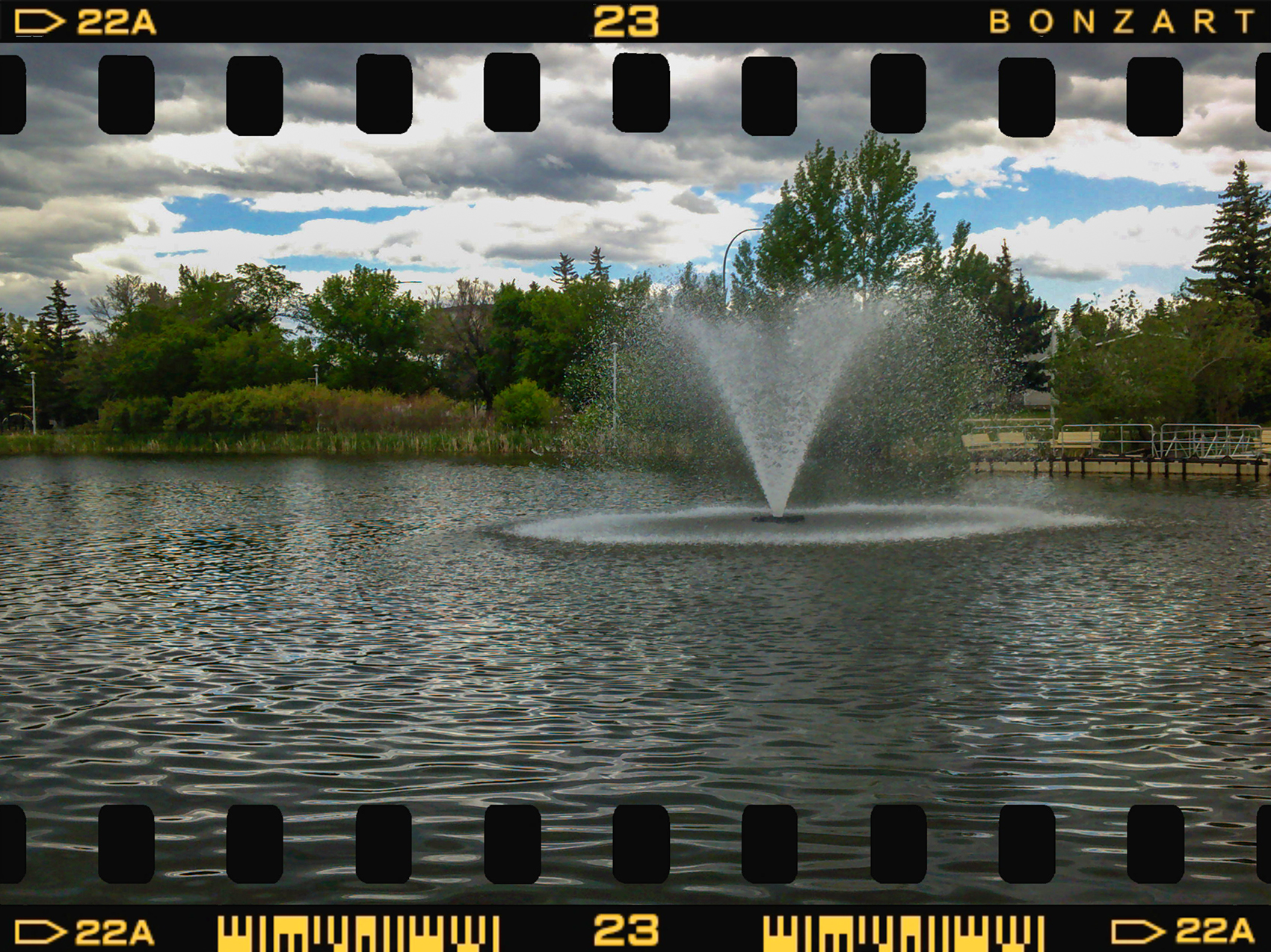 Mountain of a Fountain, Kinsmen Park, Strathmore, AB, 2024-06-11