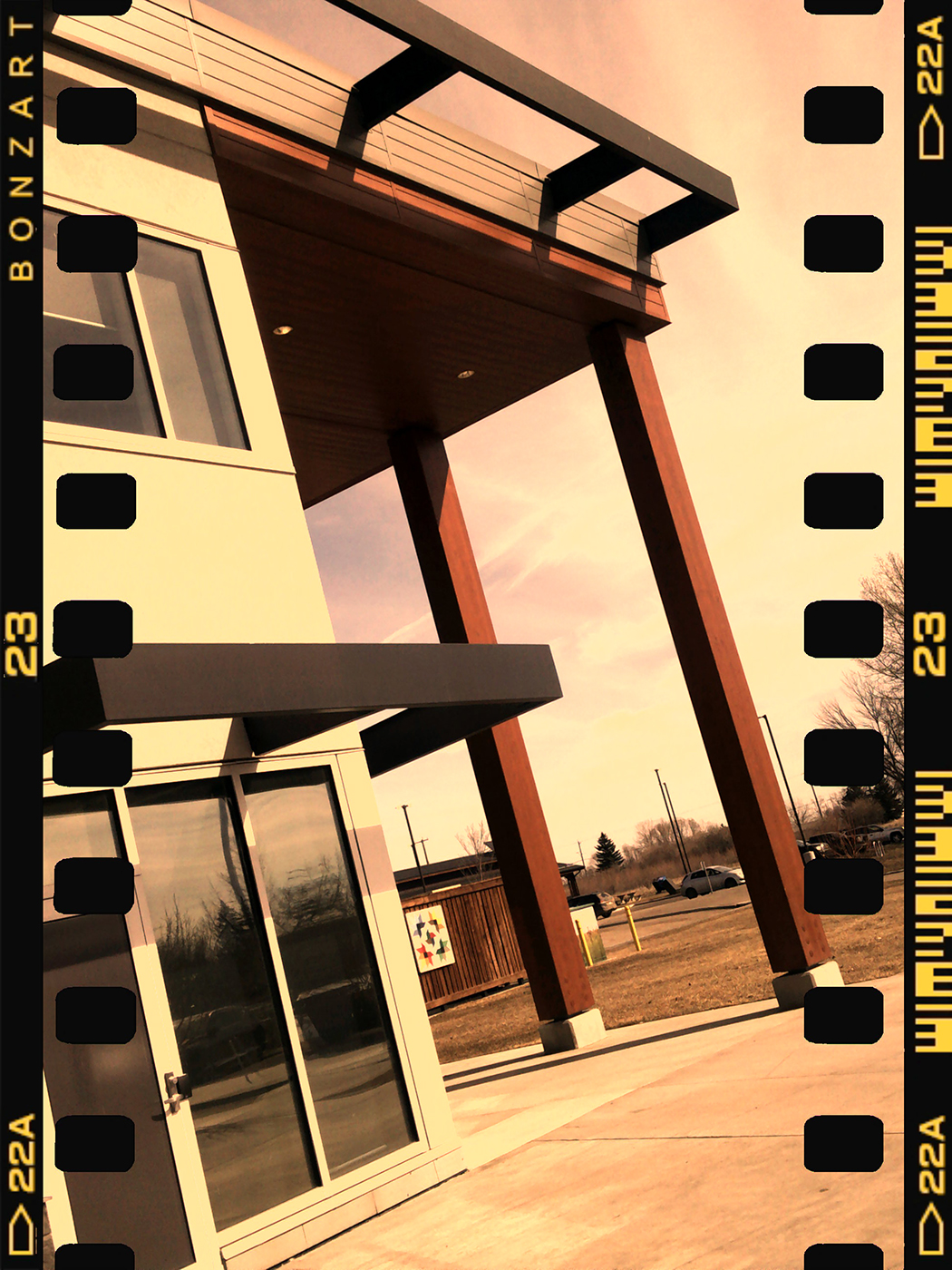 Right Proper Lines, Municipal Building, Strathmore, Alberta, 2024-03-15