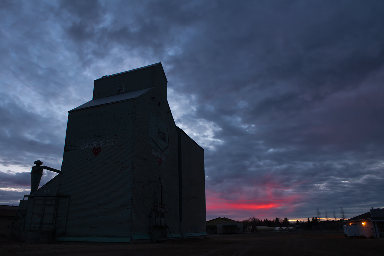 Elevator Sunset, Barrhead, Alberta, Apr 23, 2020
