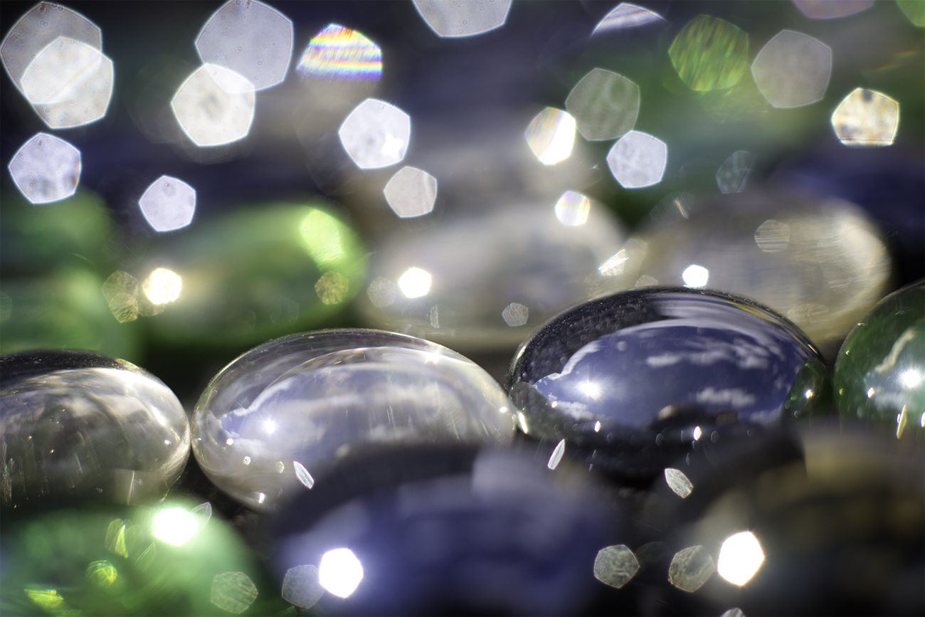 Graveside Glass Beads, Barrhead Cemetery (2 of 4)