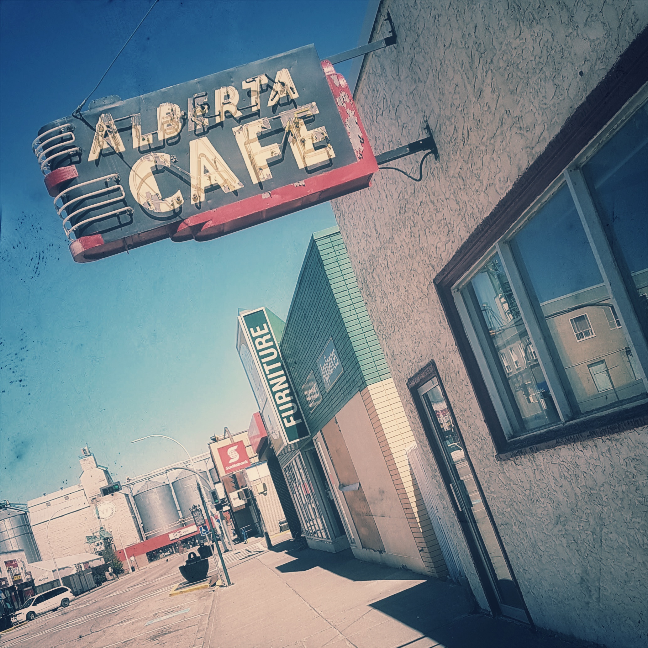 Alberta Cafe, Westlock, AB. Spring 2020.